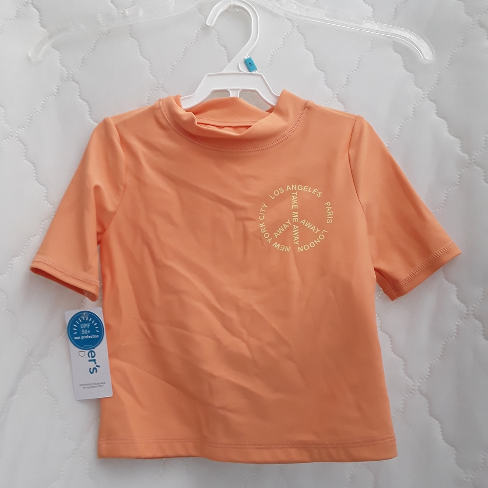 NWT Carter's Orange 3 PC Swim Set